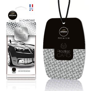 Bil luftfrisker AROMA PRESTIGE CARD CHROME
