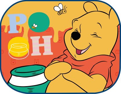 Sundshades 2 stk 44*35cm WINNIE THE POOH