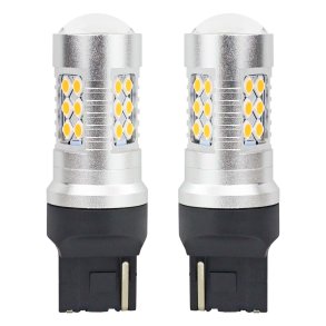 LED CANBUS 3030 24SMD T20 7440 WY21W Amber 12V/24V
