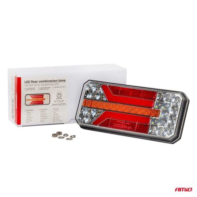Bag kombination LED lampe AMiO RCL-01-LR dynamisk, venstre