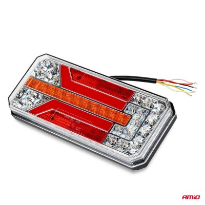 Bag kombination LED lampe AMiO RCL-01-LR dynamisk, venstre
