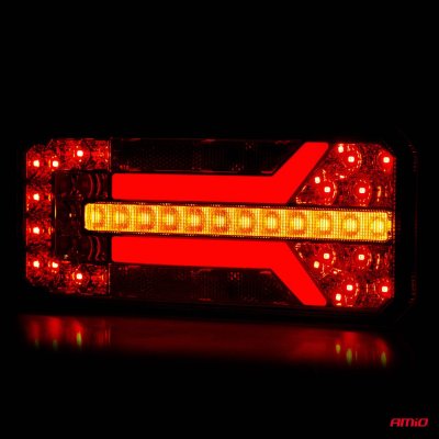 Bagkombinations LED lampe AMiO RCL-01-LR dynamisk, højre
