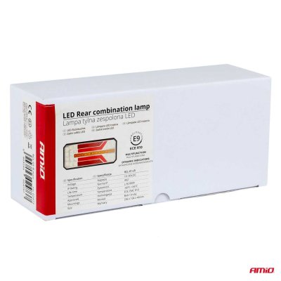 Bagkombinations LED lampe AMiO RCL-01-LR dynamisk, højre