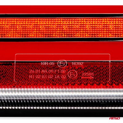 Bagkombinations LED lampe AMiO RCL-01-LR dynamisk, højre