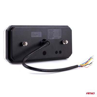 Bagkombinations LED lampe AMiO RCL-01-LR dynamisk, højre