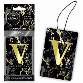 Bil luftfrisker AROMA CEL. V-COLLECTION Sort