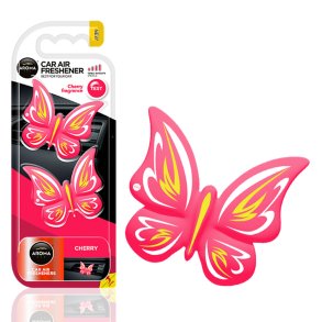 Bil luftfrisker AROMA FANCY SHAPES BUTTERFLY Kirsebær