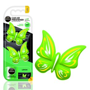 Bil luftfrisker AROMA FANCY SHAPES BUTTERFLY Citron