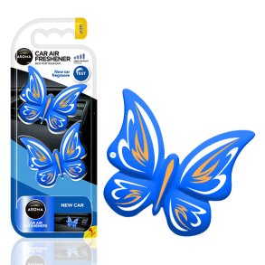 Bil luftfrisker AROMA FANCY SHAPES BUTTERFLY Ny Bil