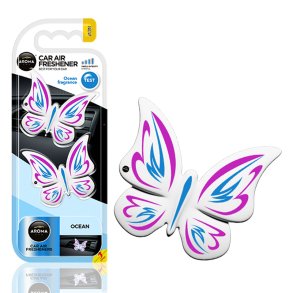 Bil luftfrisker AROMA FANCY SHAPES BUTTERFLY Ocean