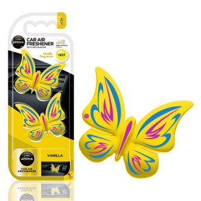 Bil luftfrisker AROMA FANCY SHAPES BUTTERFLY Vanilje