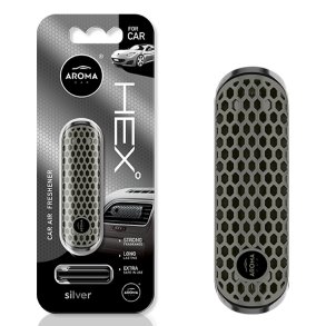 Bilt parfum AROMA FANCY SHAPES POLYMER HEX Sølv