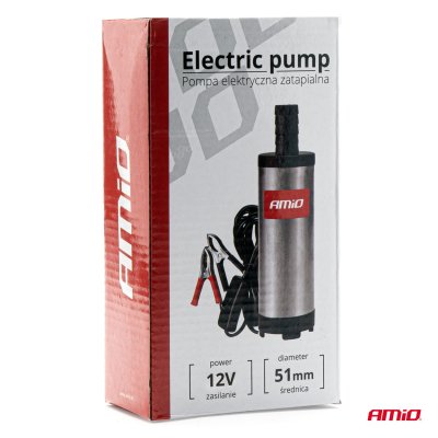 Elektrisk brændstofpumpe 12V nedsænkelig diameter 51 mm