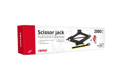 Saksestempel med håndsving 2T og gratis handsker AMIO-02479