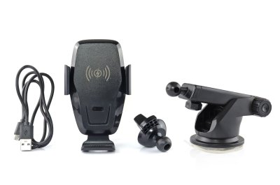 Sugekop Telefonholder med Trådløs Oplader PHW-05