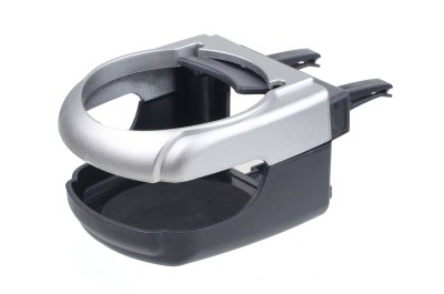 Vent monteret universal drikkeholder sølv DH-04