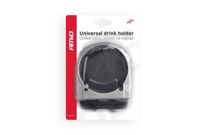 Vent monteret universal drikkeholder sølv DH-04