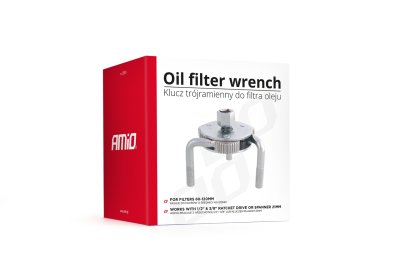 Trebenet oliefilternøgle OILW-D