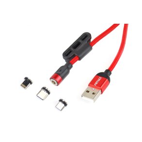 Magnetisk port Combo kabel Lightning/USB C/micro USB 1m UC-08