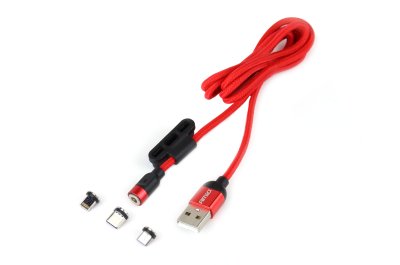 Magnetisk port Combo kabel Lightning/USB C/micro USB 1m UC-08