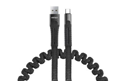 USB til mikro USB fjederkabel 1,2 m AMiO UC-12