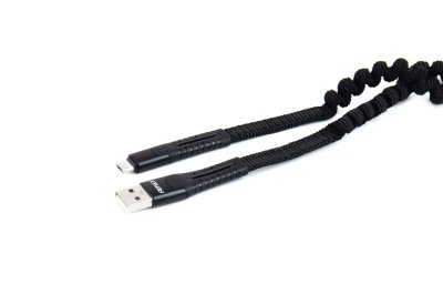 USB til mikro USB fjederkabel 1,2 m AMiO UC-12