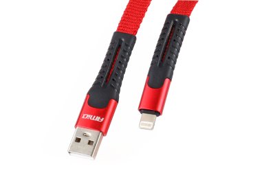 USB til Lightning fjederkabel 1,2 m AMiO UC-13