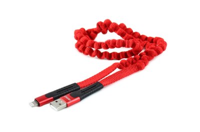 USB til Lightning fjederkabel 1,2 m AMiO UC-13