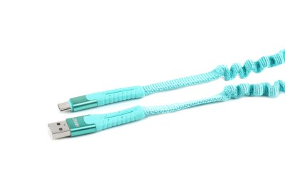 USB til USB-C fjederkabel 1.2m AMiO UC-14