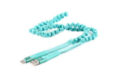 USB til USB-C fjederkabel 1.2m AMiO UC-14
