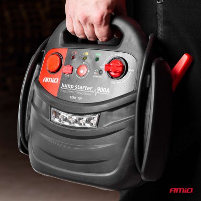 Startkabler 12V 17Ah 900A 4in1 JS01