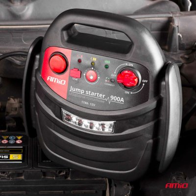 Startkabler 12V 17Ah 900A 4in1 JS01