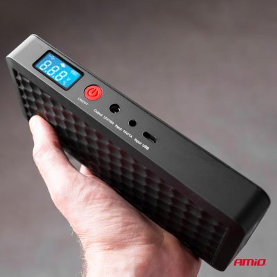 Bærbar jump starter med powerbank 12V 4Ah 800A SJ02