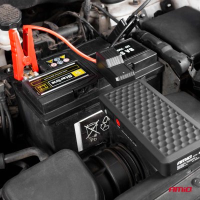 Bærbar jump starter med powerbank 12V 4Ah 800A SJ02