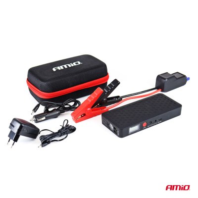Bærbar jump starter med powerbank 12V 4Ah 800A SJ02
