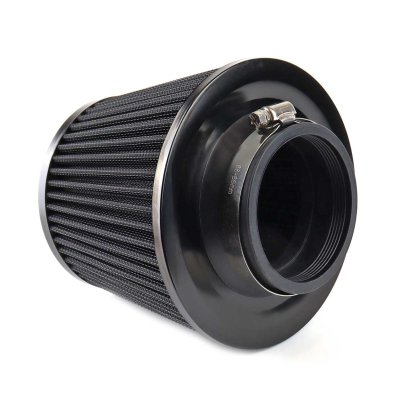 Bil Air Keglefilter sort, universel, 3 monteringsadaptere AMIO-02546