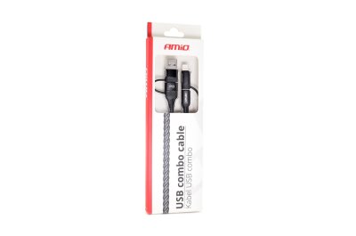 USB, USB-C til Lightning, USB-C kabel 1m Power Delivery AMiO UC-15