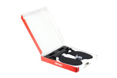 Bil søvnende nakkestøtte PVC læder finish AMIO-02559