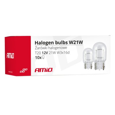 Halogenpærer T20 W21W W3x16d
