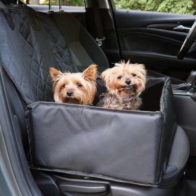 Hund bil booster sæde og beskyttelse 2 i 1