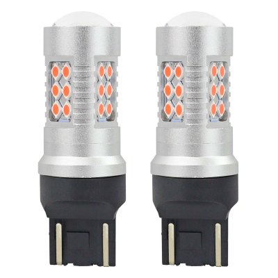 LED CANBUS 3030 24SMD T20 7443 WR21/5W Rød 12V/24V