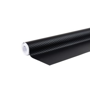 3D KULFIBER sort folie 30cm x 150cm