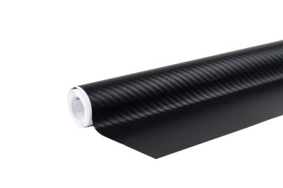 3D KULFIBER sort folie 30cm x 150cm