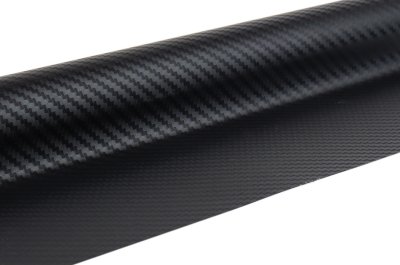 3D KULFIBER sort folie 30cm x 150cm
