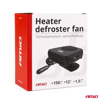 Varmer, afisning, blæser -12V 150W
