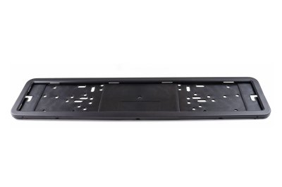 Stål nummerplade ramme Sort Mat LPF 003 AMIO-02067
