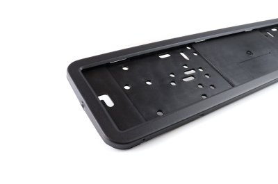 Stål nummerplade ramme Sort Mat LPF 003 AMIO-02067