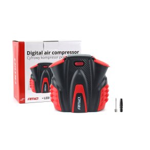 Bil luftkompressor med digitalt trykmåler og LED lys 12V ACOMP-16