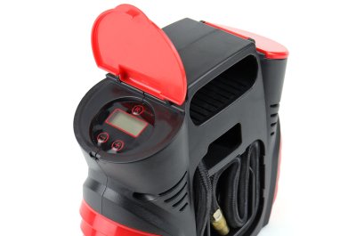 Bil luftkompressor med digitalt trykmåler og LED lys 12V ACOMP-16