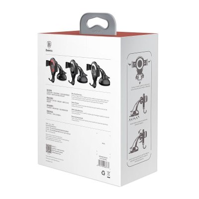 Bil smartphone holder BASEUS Osculum rød